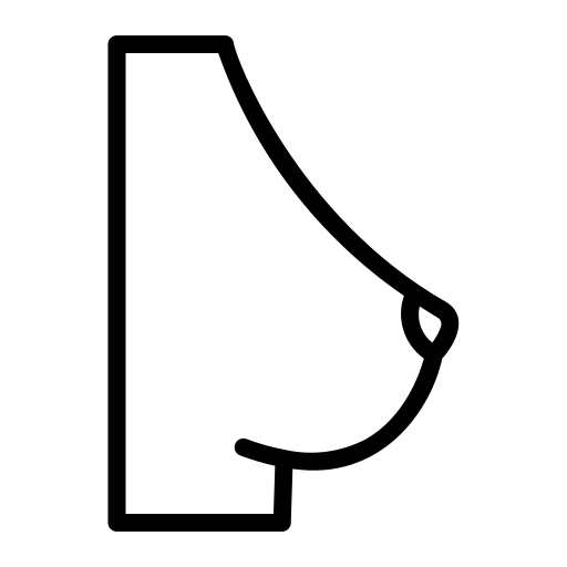 Icône de sein